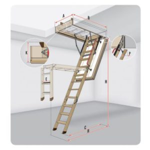 Pornic SBM Escalier escamotable thermo isolant